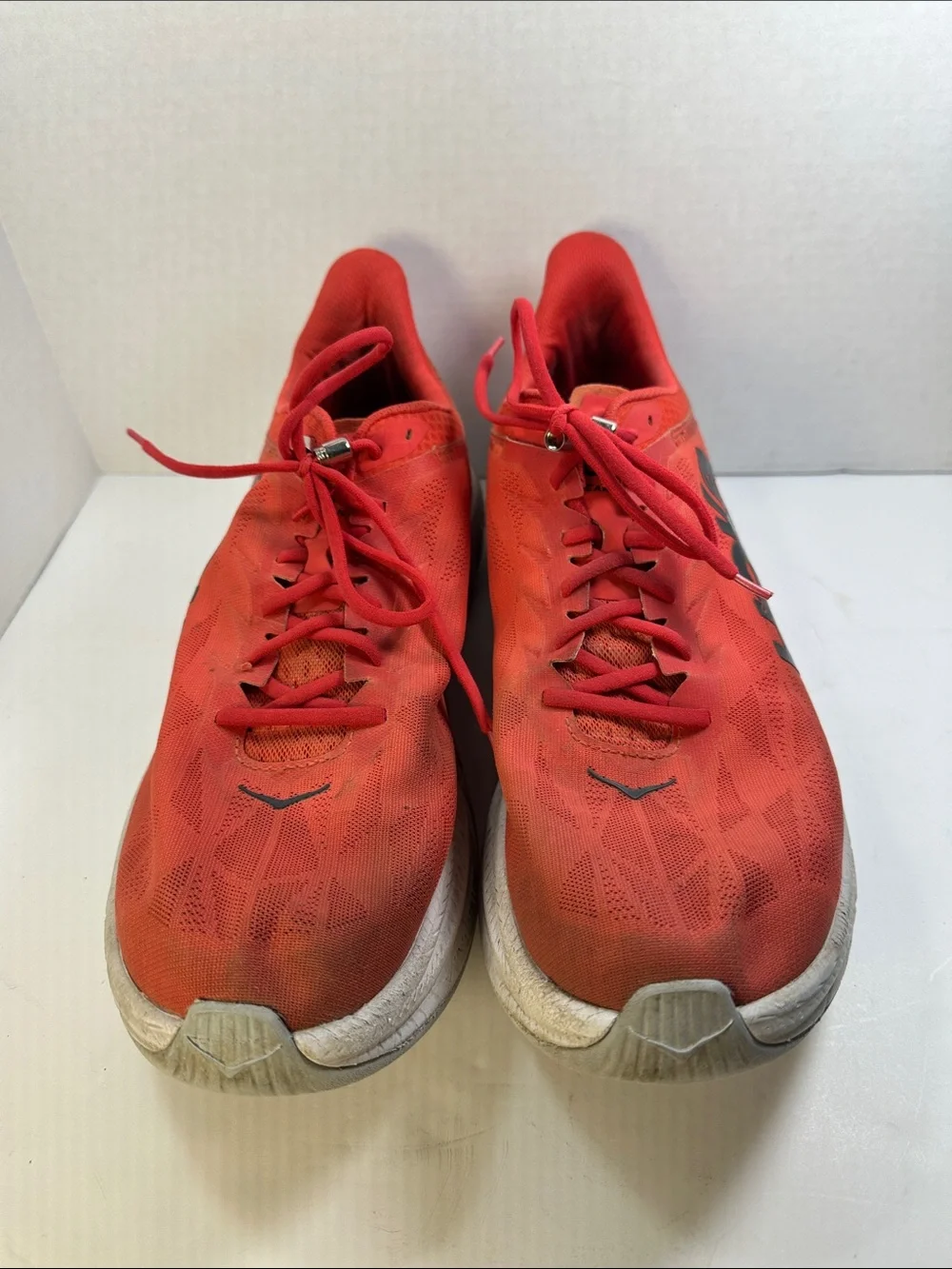 Hoka Men’s Red Running Shoes Lace-Up Size 13